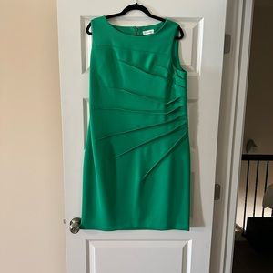 Green Calvin Klein dress
